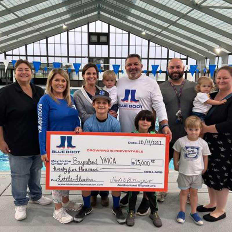 Riley John Foundation Donates $25,000 to YMCA for Little Floaters Program
