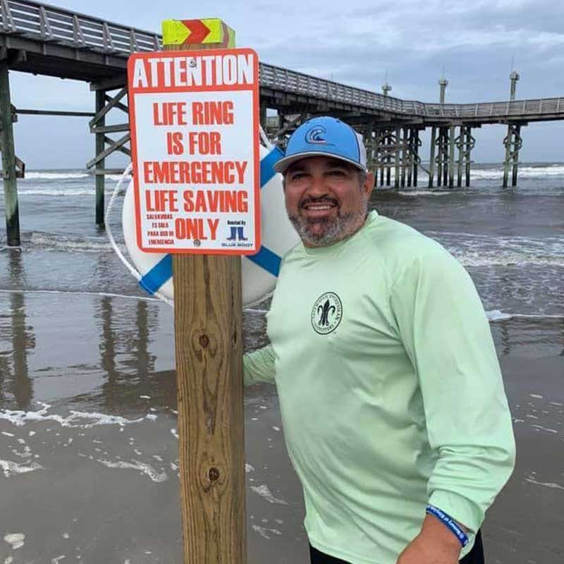 Swimmer saved thanks to life rings purchased by Blue Boot Foundation